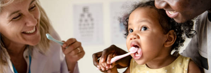 Toddler's teeth care